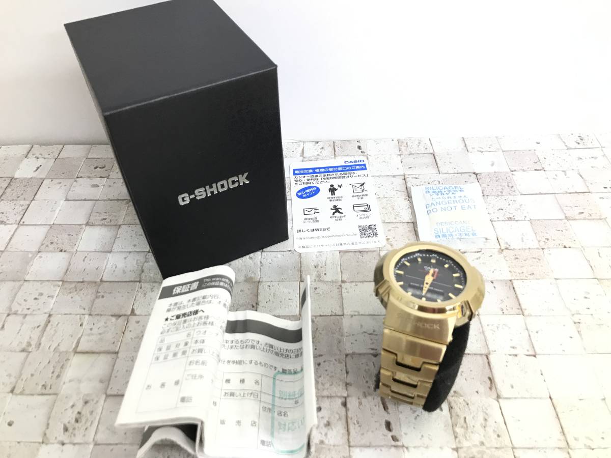 275 (27-28) CASIO カシオ G-SHOCK Gショック 電波ソーラー AWM-500GD 