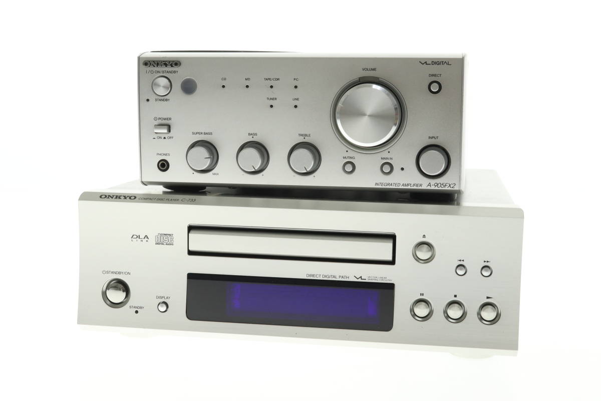 VMPD5-121-10 ONKYO オンキョー アンプ CDプレーヤー A-905FX2 C-733