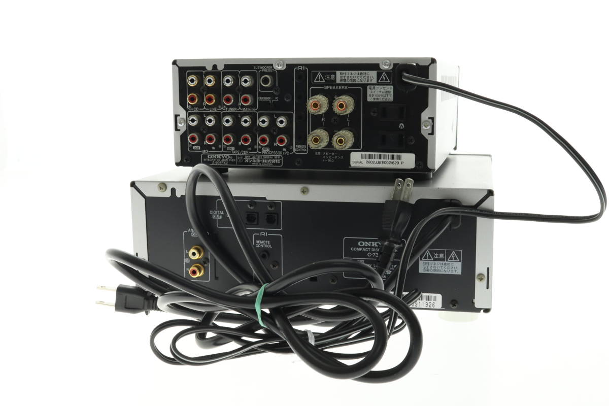 VMPD5-121-10 ONKYO オンキョー アンプ CDプレーヤー A-905FX2 C-733