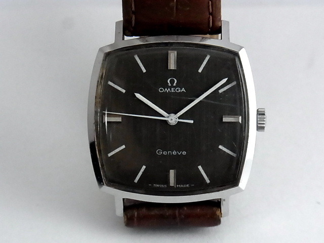 オメガ【SWISS OMEGA GENEVE】＊新古品＊ アンティーク オメガ ジュネーブ 角型 手巻き 31