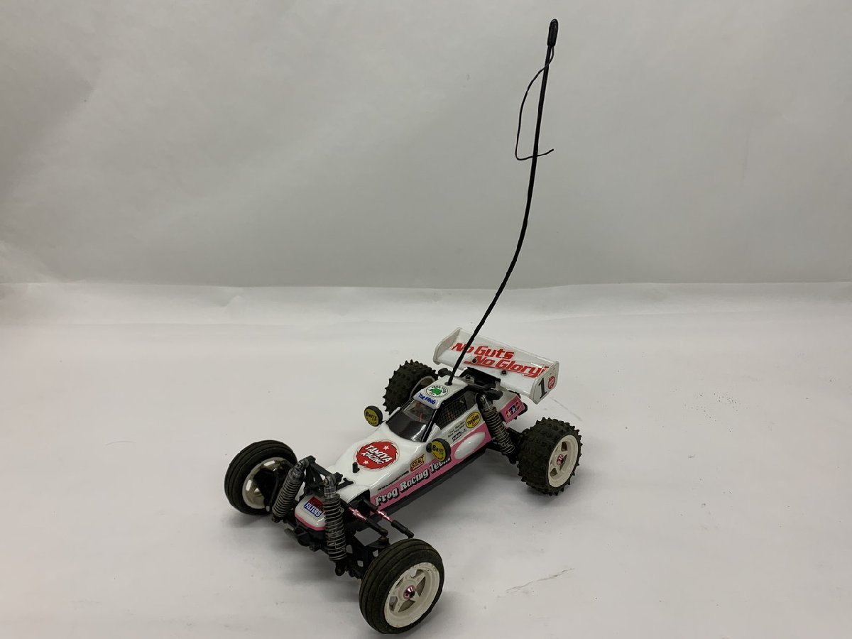 【N5-0087】TAMIYA タミヤ Frog Racing Team マイティフロッグ バギー TEU-102BK 電動 ラジコン 部品取り レストア 現状品【千円市場】 Tamiya Frog The