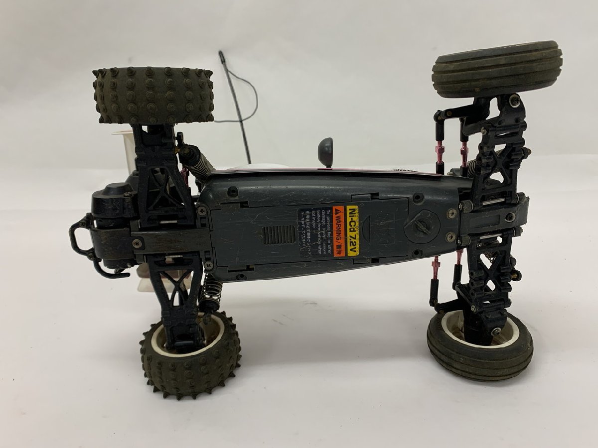 【N5-0087】TAMIYA タミヤ Frog Racing Team マイティフロッグ バギー TEU-102BK 電動 ラジコン 部品取り レストア 現状品【千円市場】 Tamiya Frog The