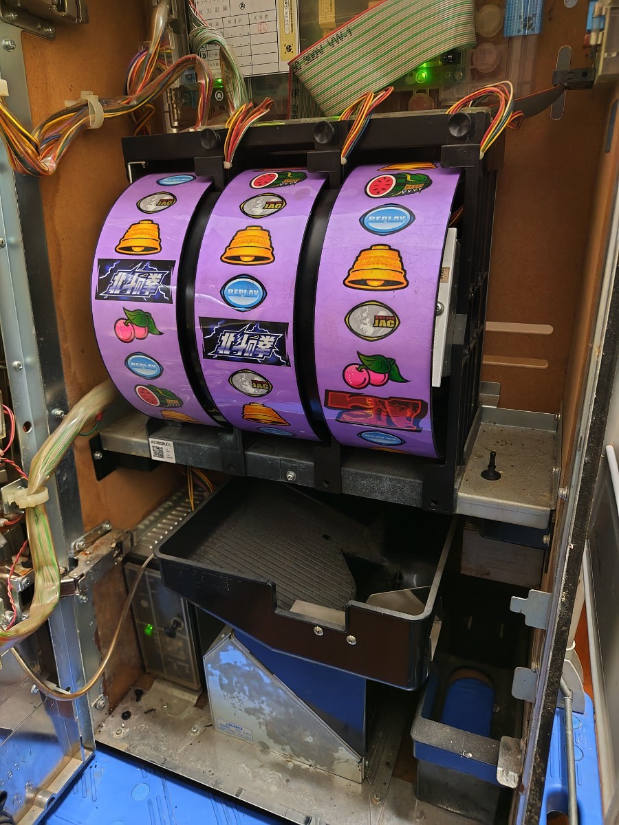 K:パチスロ 4号機 サミー 初代 北斗の拳 実機 将 ユリアパネル レトロ