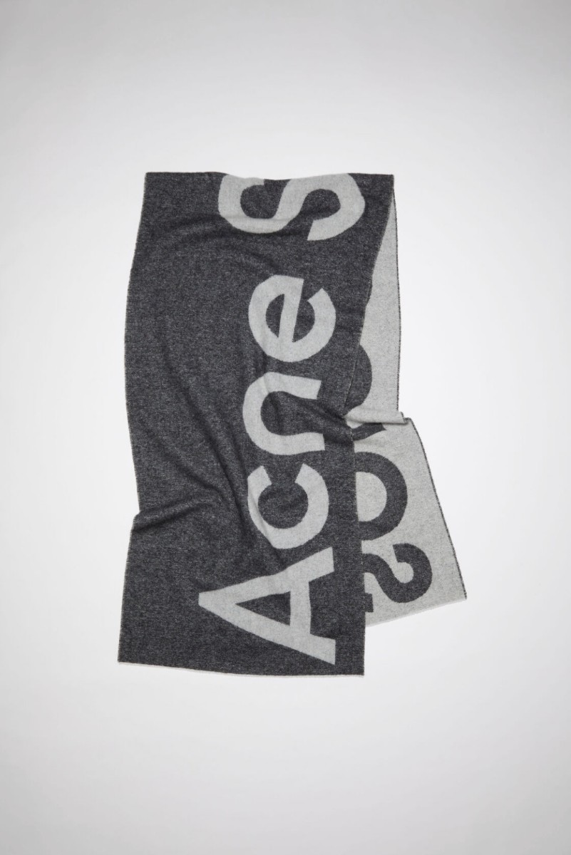 Acne studios アクネ ストゥディオズ マフラー ストール 大判 グレー