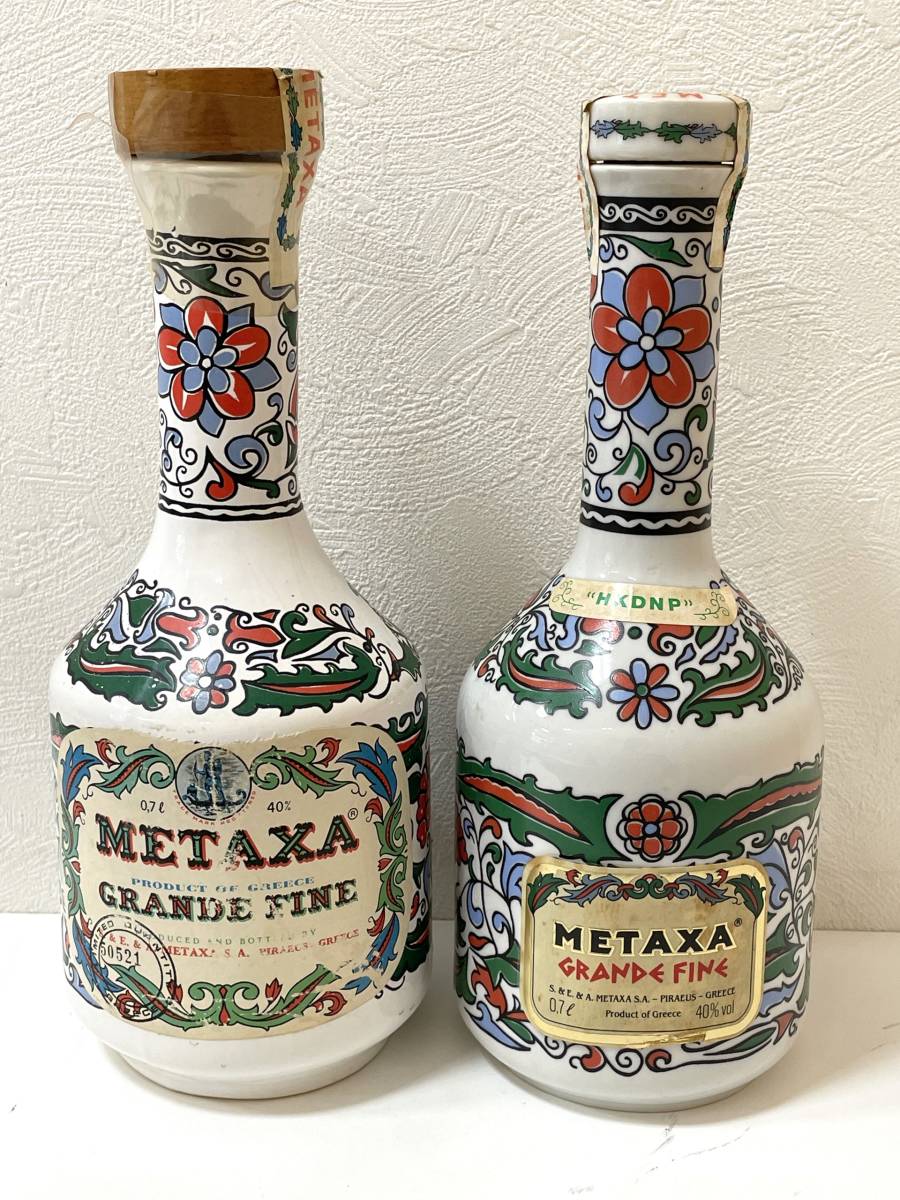 ☆【未開栓】METAXA メタクサ GRANDE FINE グランドファイン 2種類×各1