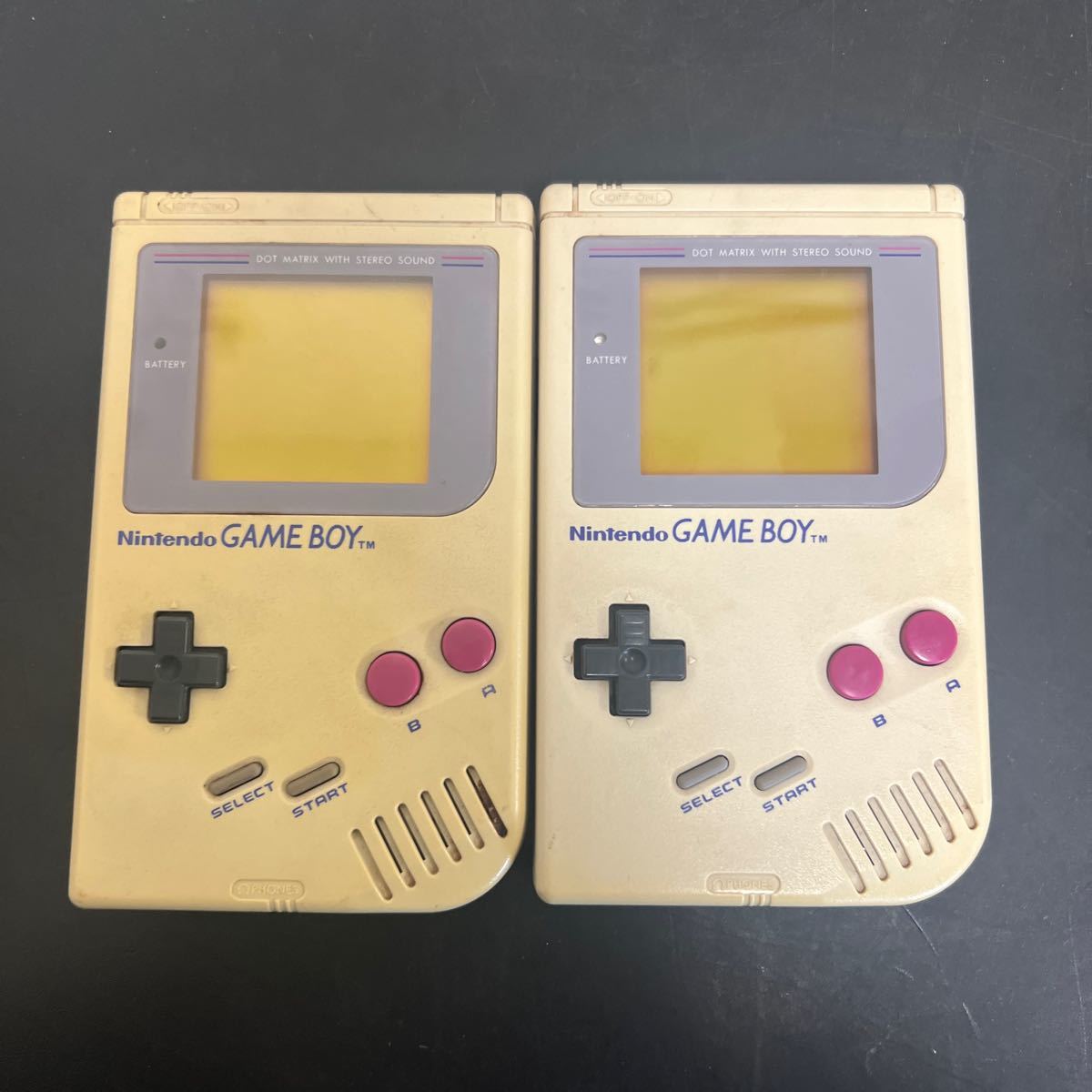 t12-264 Nintendo 任天堂 ゲームボーイ GAME BOY 初代 DMG-01 2点