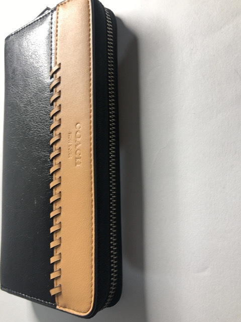 [新品未使用]COACH コーチ　財布　　F75209 カラー オックスブラッド×ブラック