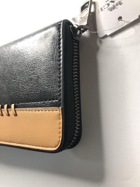 [新品未使用]COACH コーチ　財布　　F75209 カラー オックスブラッド×ブラック