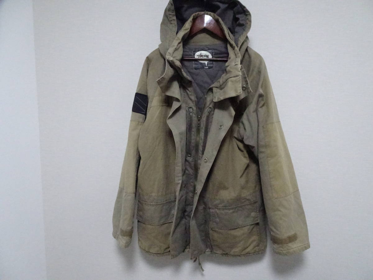 ☆彡ステューシーstussy☆彡メンズL モッズコート 頑丈ミリタリー☆彡 