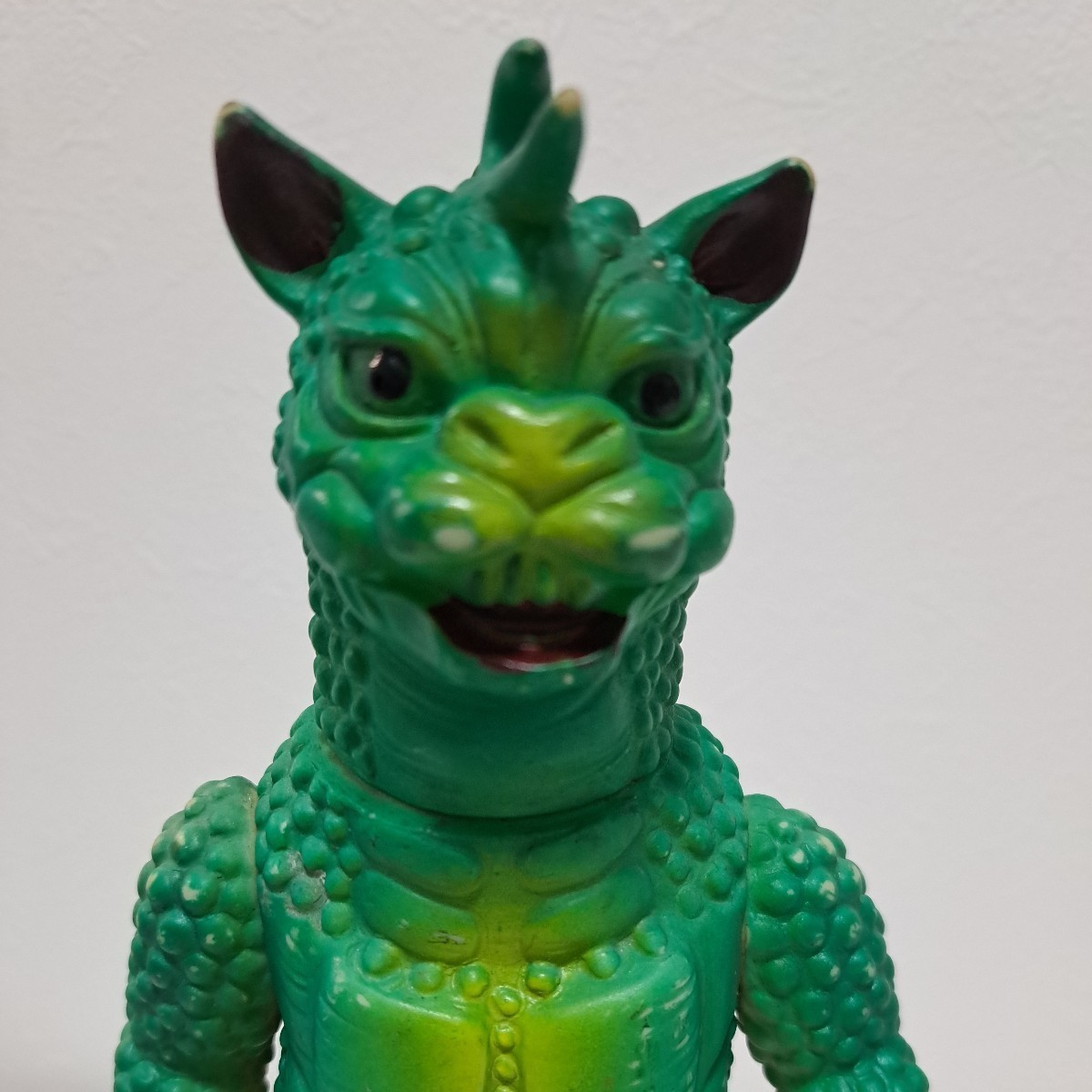 当時物 島田トーイ ガバラ ソフビ 怪獣 ゴジラ ひよこマーク