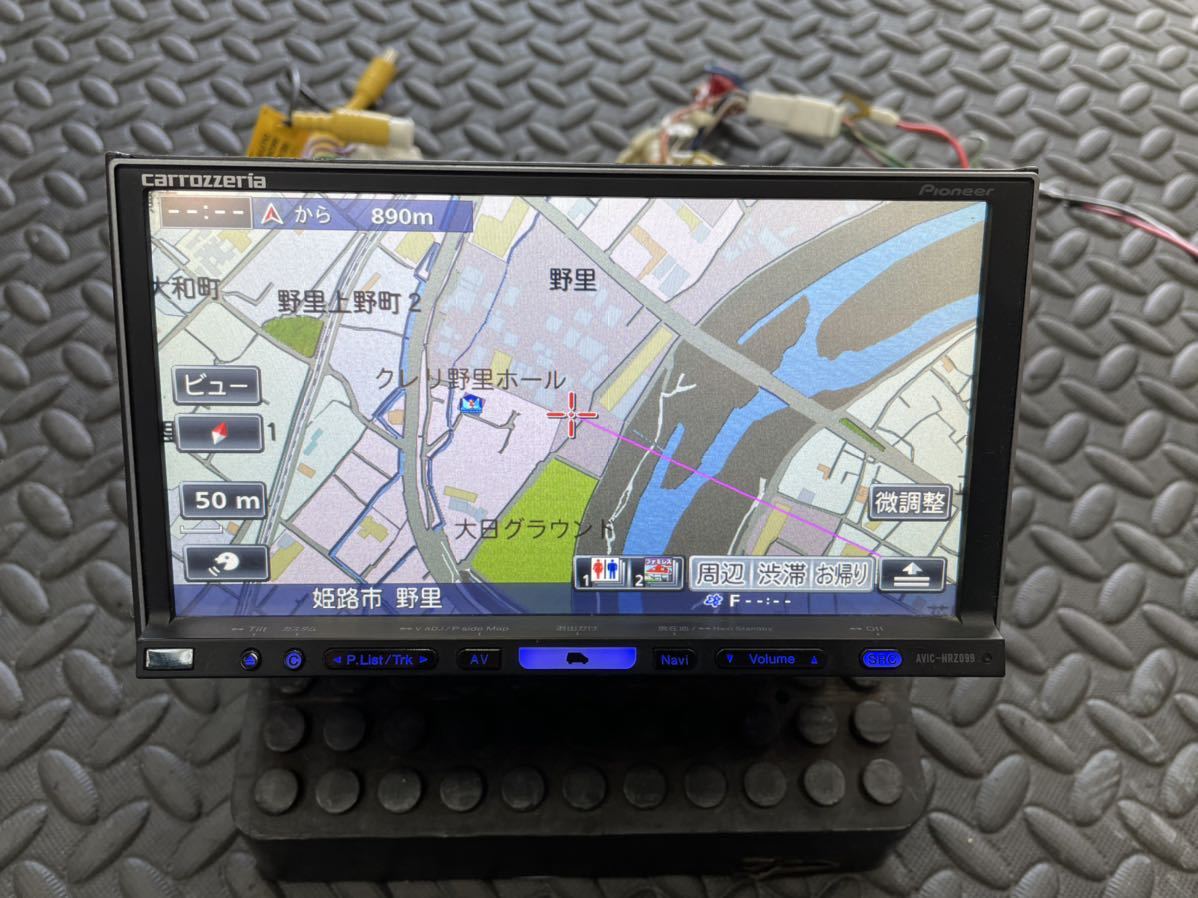 AVIC-HRZ099 HDDナビ 地デジTVフルセグ内蔵2018年地図 {p} T11 カロッツェリア HDD ナビ AVIC-HRZ099 DVD CD フルセグ TV 地デジ