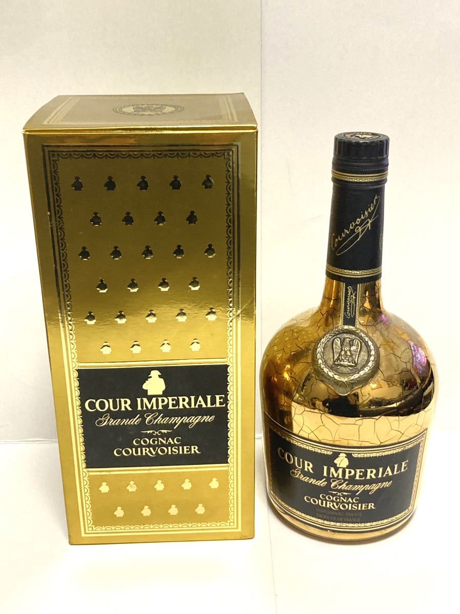 未開栓 COURVOISIER/クルボアジェ COUR IMPERIALE/クール インペリアル ブランデー 700ml 40% ゴールド tktkt