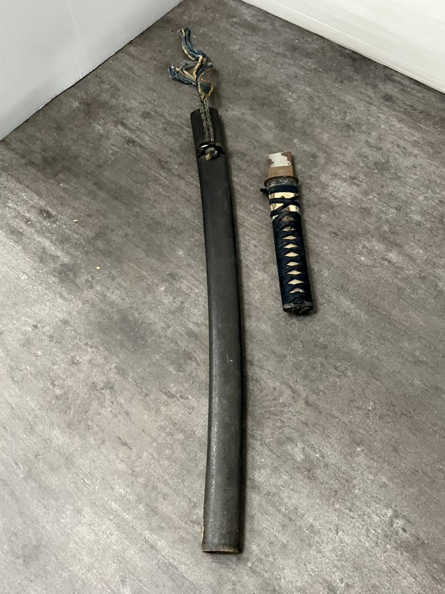 日本刀 鞘 刀装具 兎 模擬刀 模造刀 傷汚れ錆び等有 刀身等破損有 