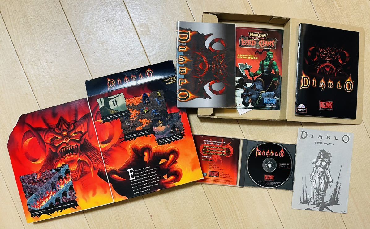 Windows95版　ディアブロ　DIABLO Diablo ディアブロ Windows95版 日本語マニュアル付(RPG)｜売買された