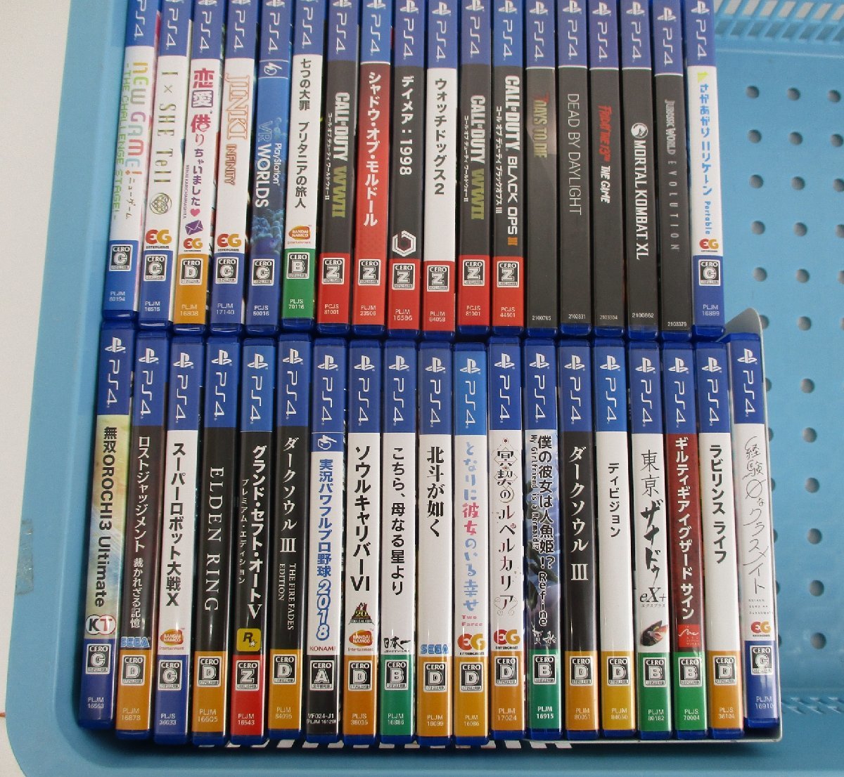 ジャンク品】PS4ソフト 37本セット Z指定有 ロストジャッジメント 