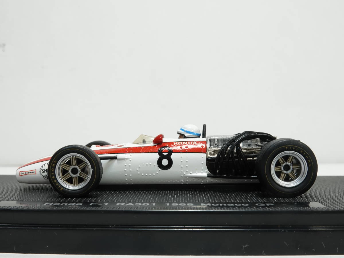 1/43 【エブロ】 ホンダ F-1 RA301 1968 Monaco GP №8(レーシングカー