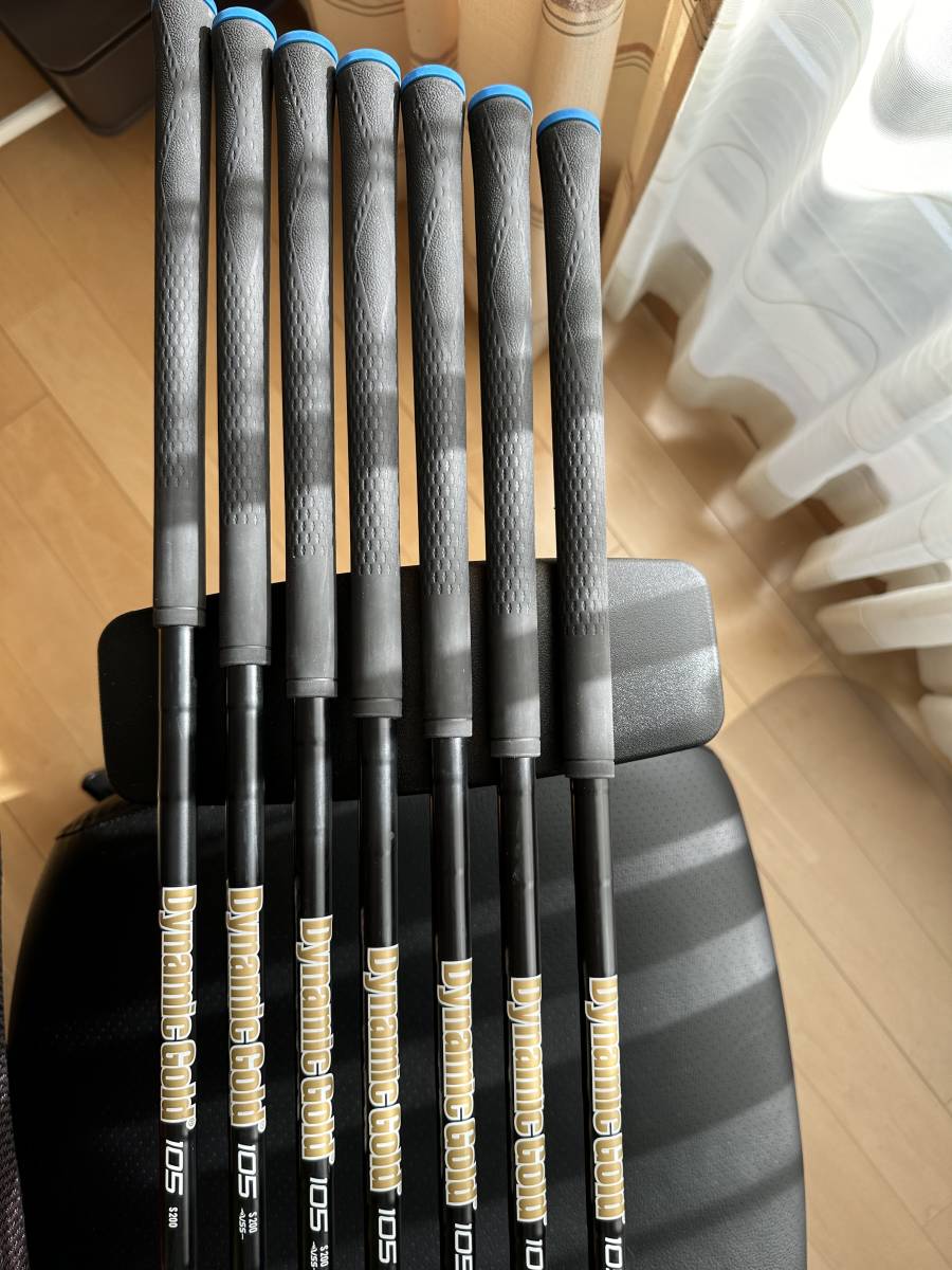 エポン（EPON）AF-306　Dynamic　Gold　１０５　S　ONIX　新技術VSS仕様シャフト　特注品　４I～PW　７本　新品同様_5
