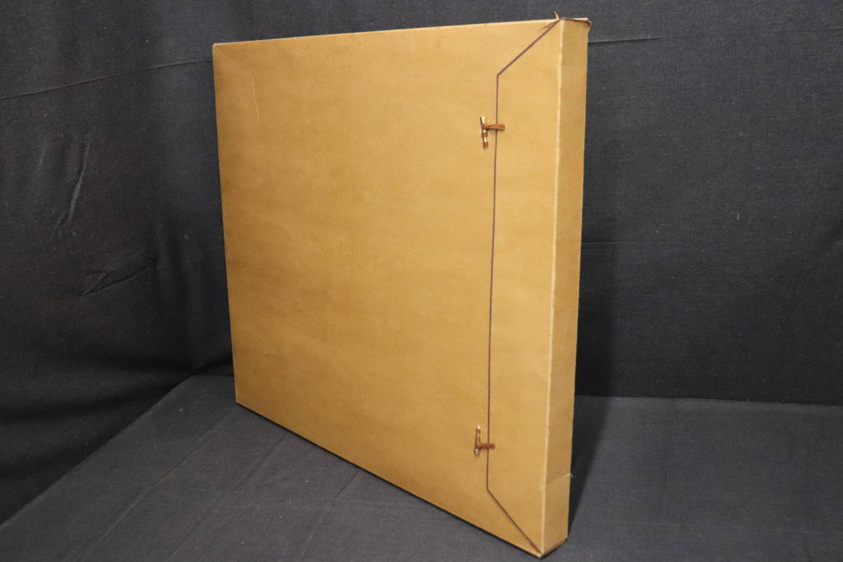 【D21】額 / 真作保証 大野藤三郎「北山杉」日本画 10号 シール有 日展会友 (検) 師:金島桂華_10