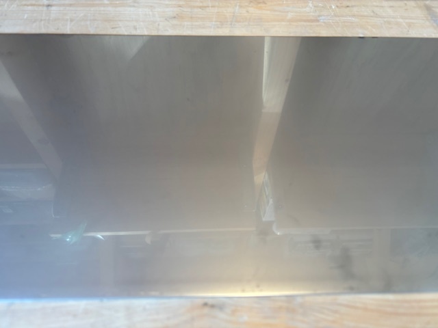 ①ステンレス板 厚み2.0ミリ×500ミリ×247ミリ １枚_2