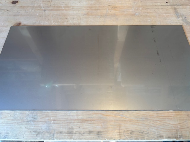 ①ステンレス板 厚み2.0ミリ×500ミリ×247ミリ １枚_3