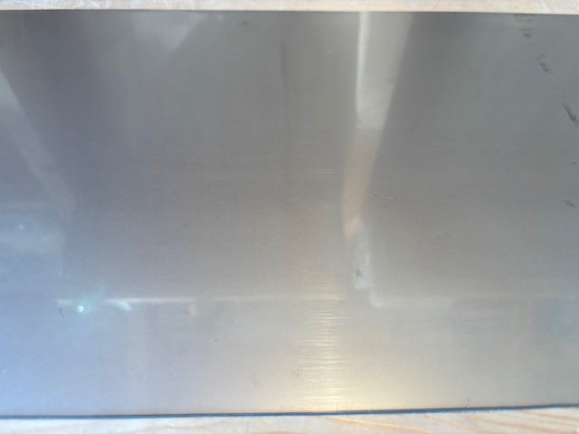 ①ステンレス板 厚み2.0ミリ×500ミリ×247ミリ １枚_4