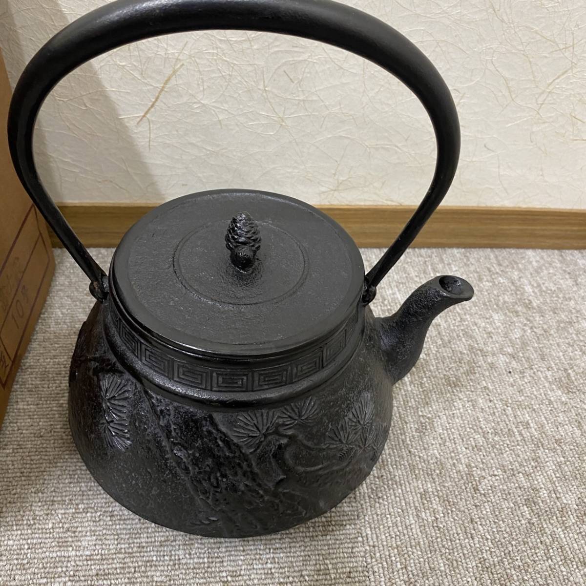 MYT-2671】みちのく五進 鉄瓶 南部鉄器 南部鉄瓶 煎茶道具 茶道具 急須