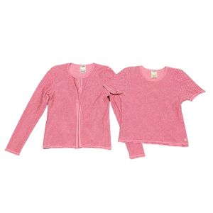 ヴィンテージ CHANEL シャネル  カシミヤアンサンブル ピンク CHANEL - ヴィンテージ CHANEL シャネル カシミヤアンサンブル ピンク