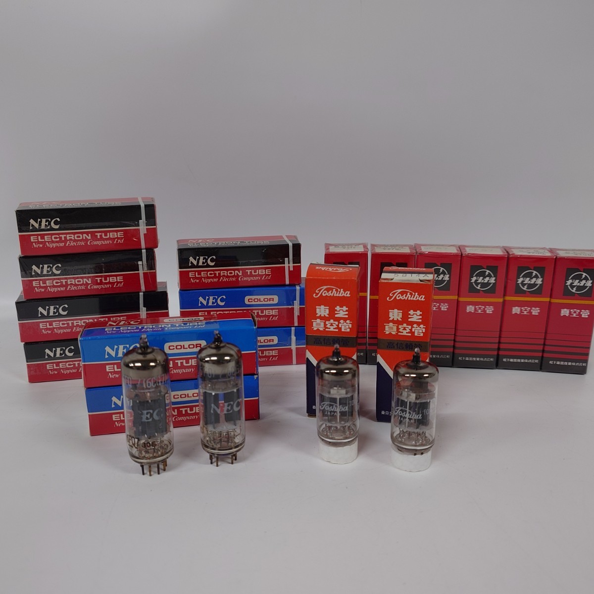 1円~【未使用】真空管 まとめ NEC ELECTRON TUBE 6FQ7 4点 6AQ8 5点
