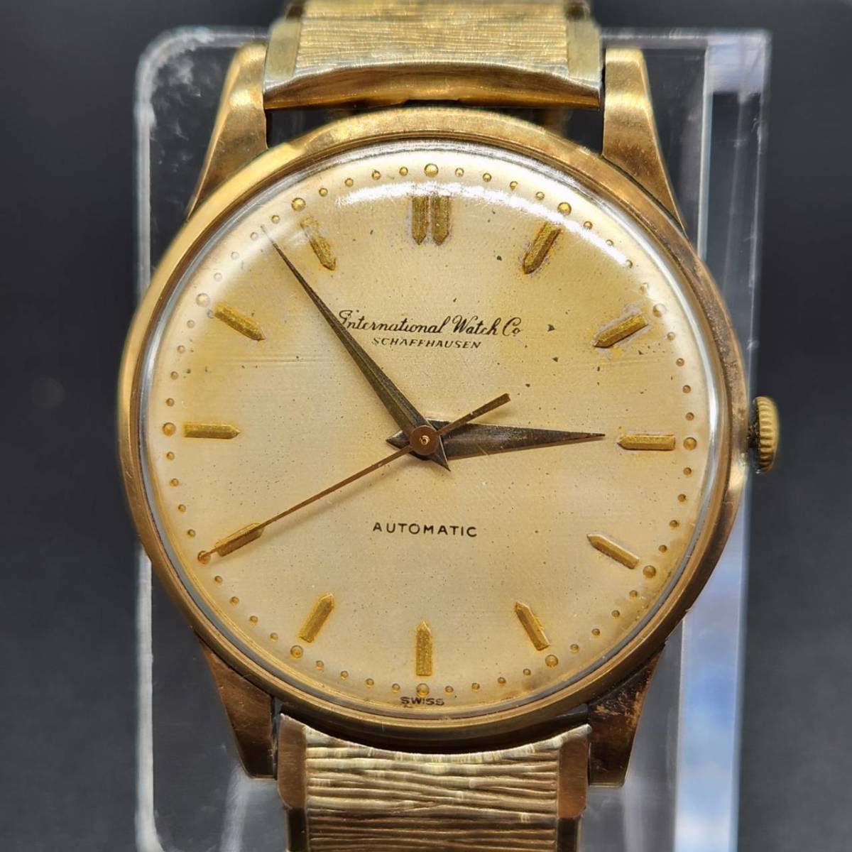 ☆稼働品☆IWC シャフハウゼン オールドインター K18YG Cal.853 自動 