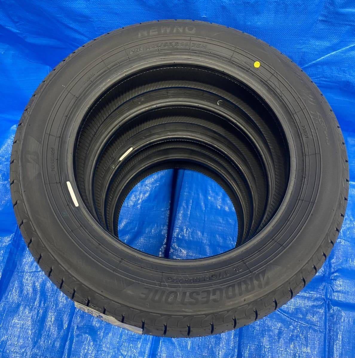 日本製造【2024年製造】155/65R14 75H　ブリヂストン ニューノ　4本 セット　＊ネクストリー後継品　 NEWNO _4