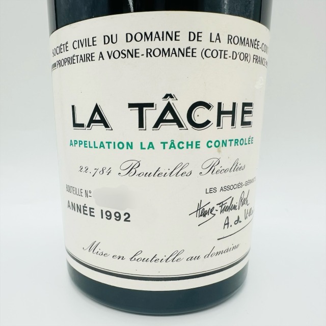 DRC ドメーヌ ド ラ ロマネ コンティ ラ ターシュ 1992年 LA TACHE