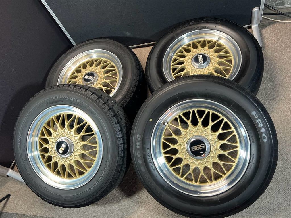 ◇激レア◇BBS◇15インチ◇ゴールド◇メッシュアルミホイール 