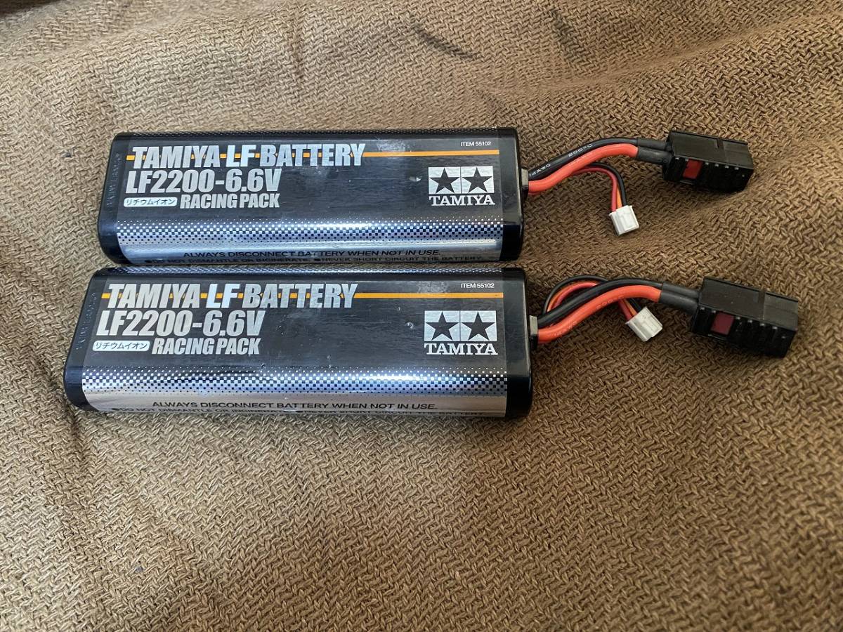 1円 売切 タミヤ Li-Fe LF2200-6.6v リフェバッテリー TAMIYA