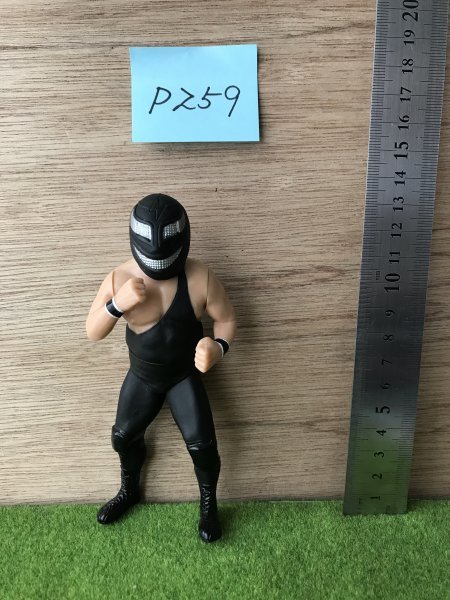 P259☆至宝館 プロレスフィギュア 後藤 達俊 黒コスチューム・マスク 