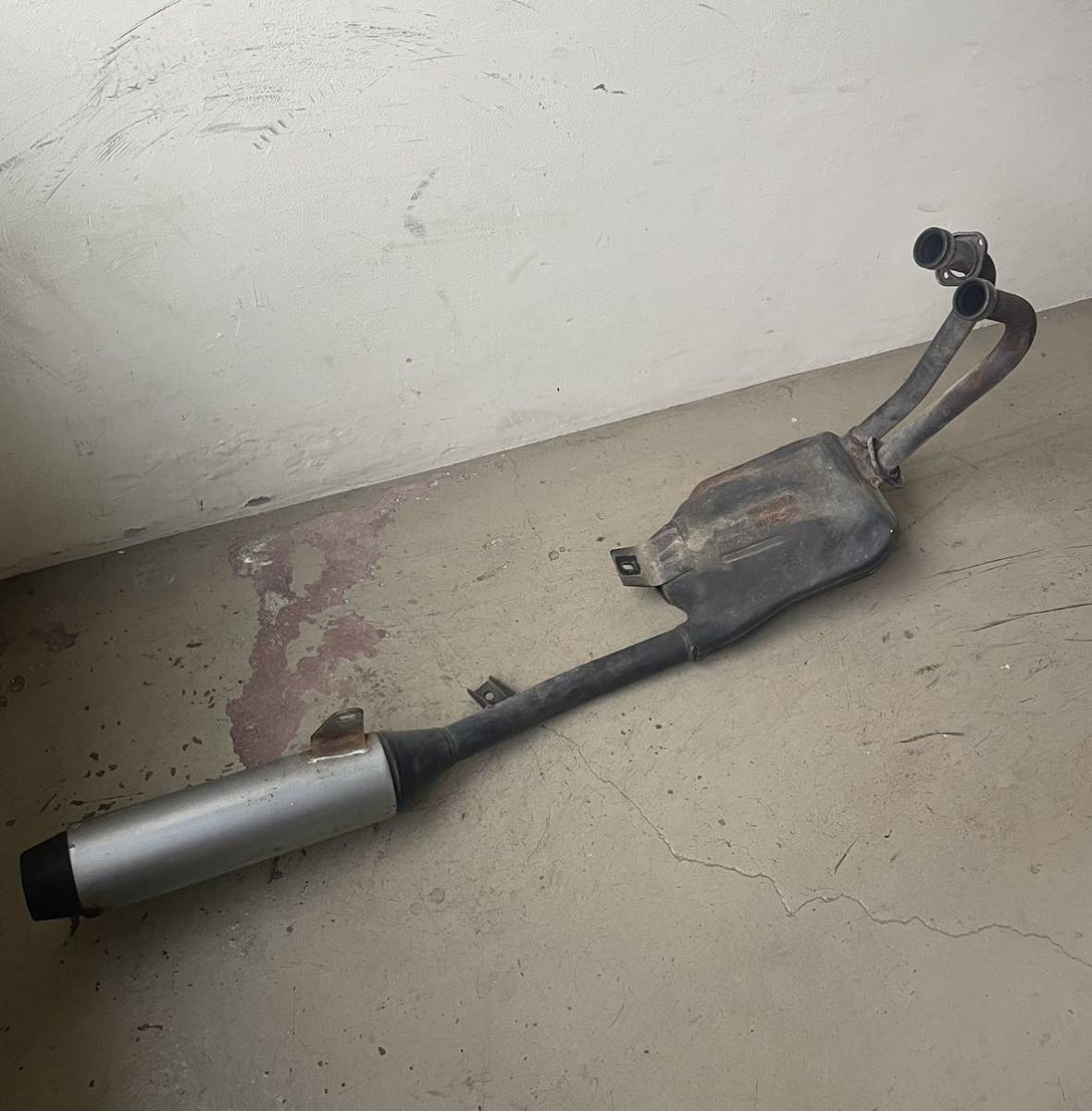 SRX250 51Y 純正 マフラー / YAMAHA ヤマハ 80年代 レーサー 旧車 ヴィンテージ_1