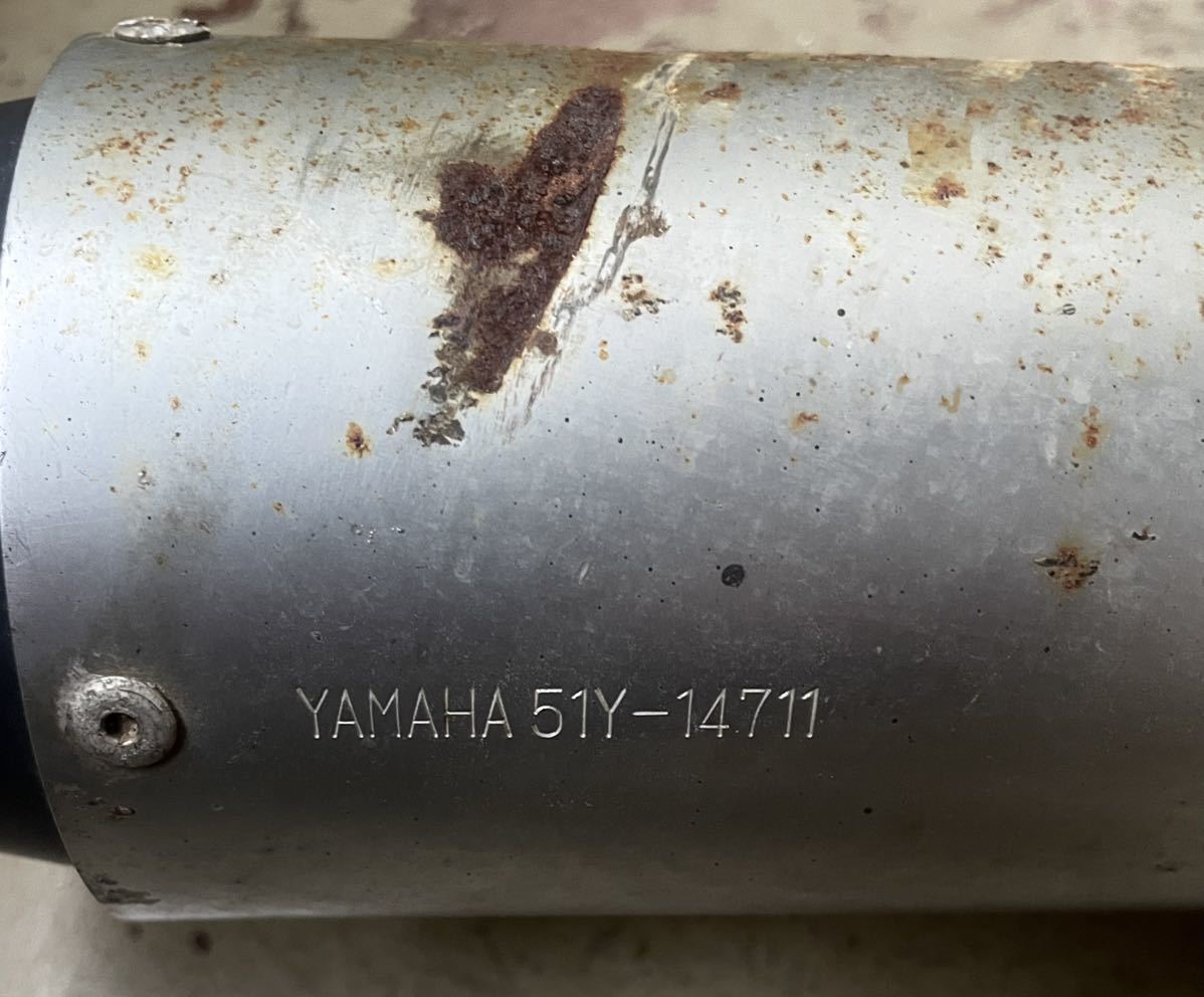 SRX250 51Y 純正 マフラー / YAMAHA ヤマハ 80年代 レーサー 旧車 ヴィンテージ_5