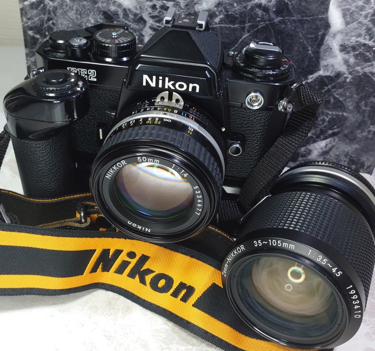 Nikon FE一眼レフフイルムカメラ（◇ Nikon ニコン FE + AI NIKKOR 