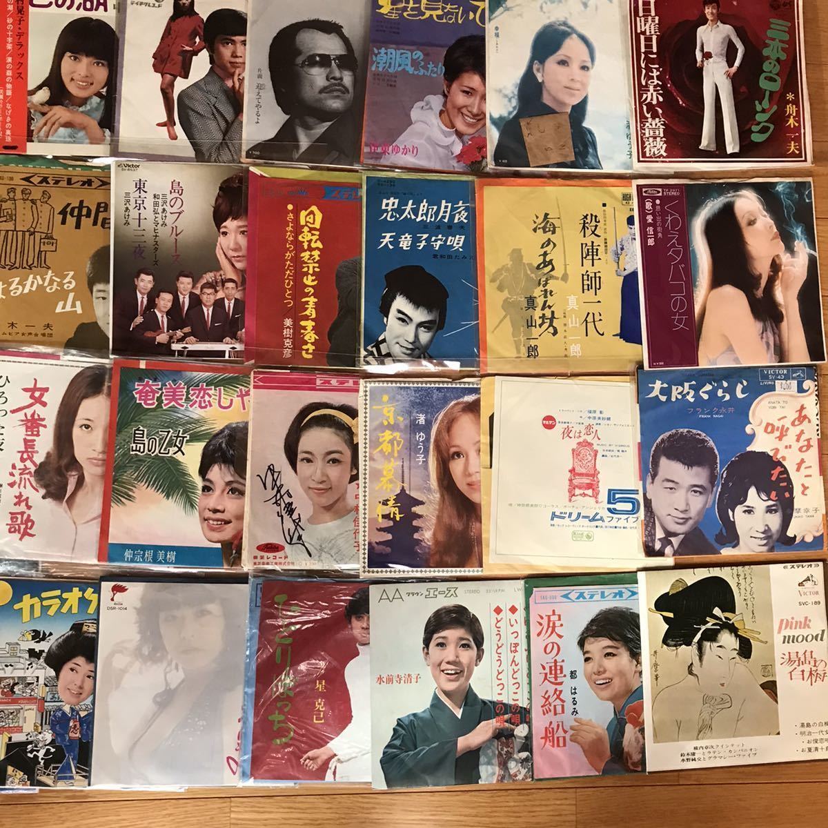 ▽まとめ出品▽ その④ epレコード 120枚 邦楽 昭和歌謡 演歌 音頭など