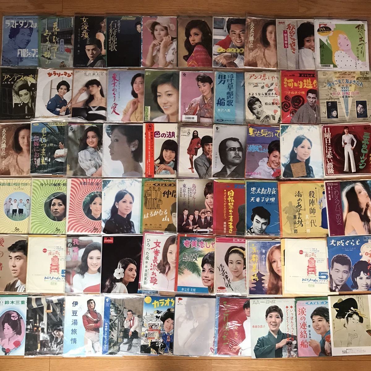 ▽まとめ出品▽ その④ epレコード 120枚 邦楽 昭和歌謡 演歌 音頭など