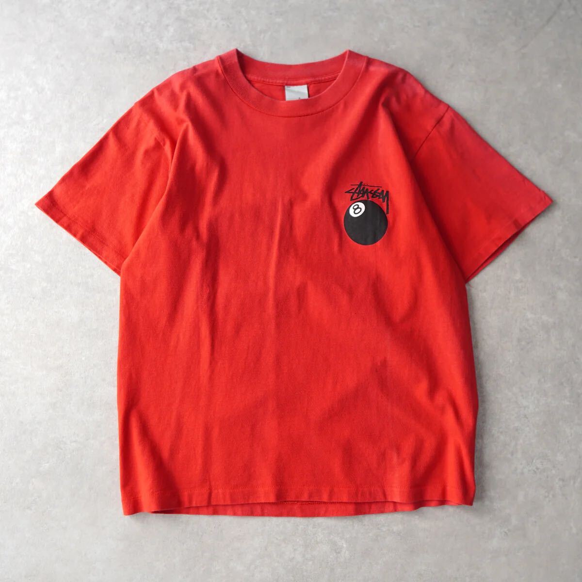 希少 USA製 OLD STUSSY ステューシー 銀タグ 00年代初期 8ボール T