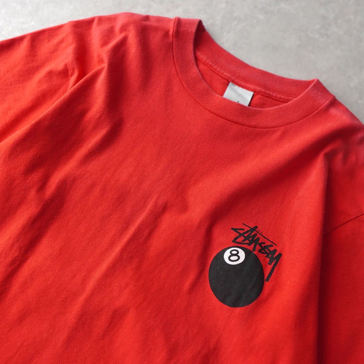 希少 USA製 OLD STUSSY ステューシー 銀タグ 00年代初期 8ボール T
