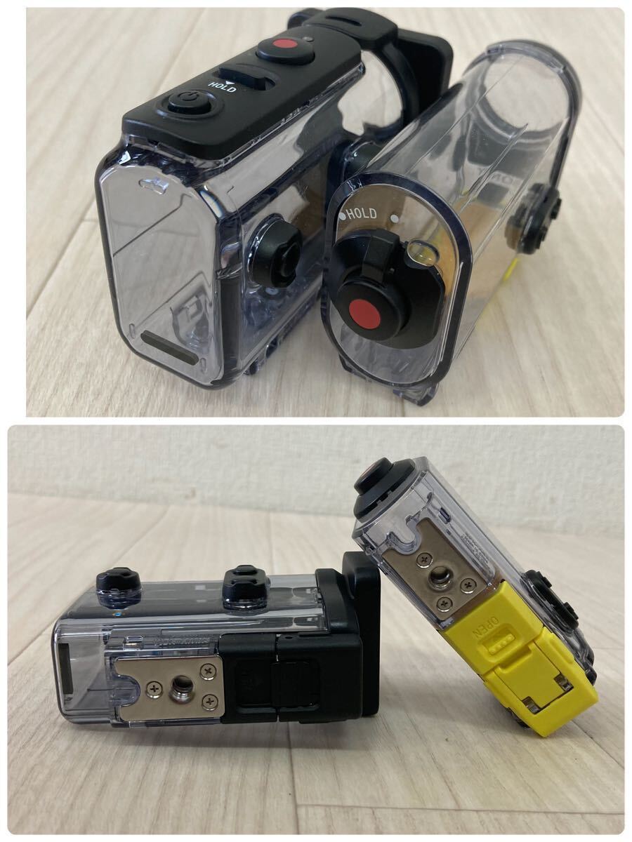 SONY FDR-X1000V4K アクションカム防水ケース純正バッテリーセット 1円〜 SONY ソニー デジタル4Kビデオカメラ アクションカム FDR-X3000