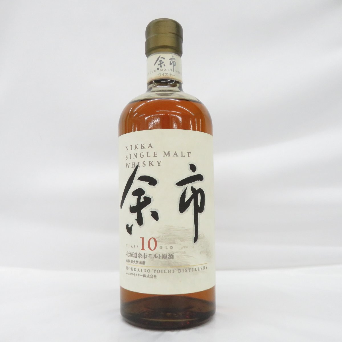 未開栓】NIKKA ニッカ シングルモルト 余市 10年 北海道余市モルト原酒