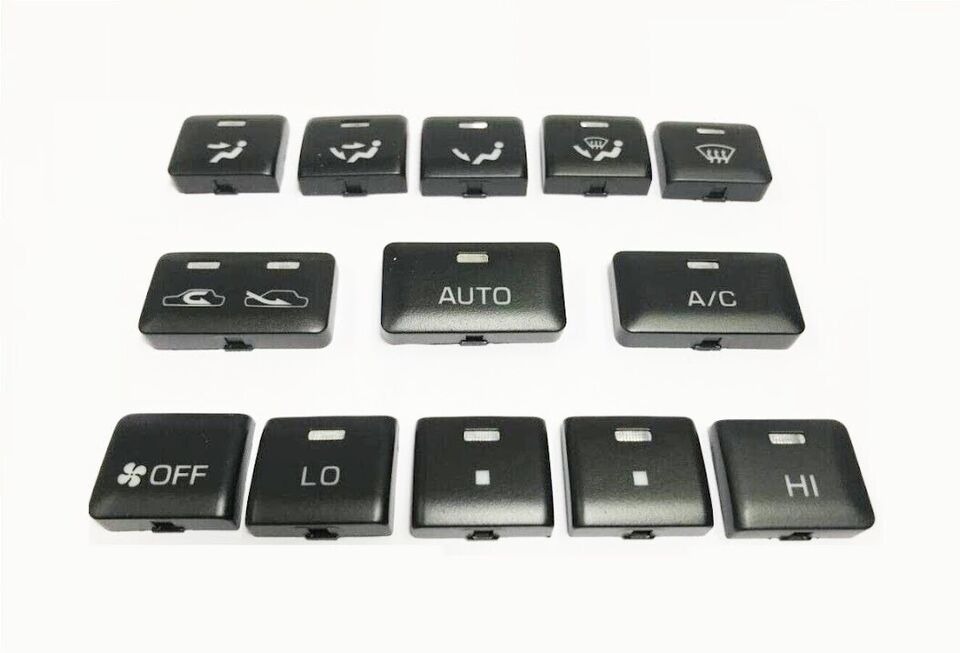 新品 トヨタ純正 80 ランドクルーザー ランクル エアコン スイッチ ボタン 1台分セット TOYOTA LAND CRUISER LX450 Heater Control Switch