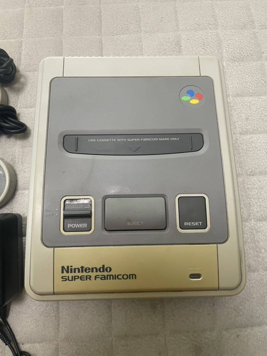 ★中古★スーパーファミコン機 ゲーム機 ソフト17本 まとめ売り 裏面名前記載あり 動作確認済 任天堂 Nintendo ニンテンドー _5