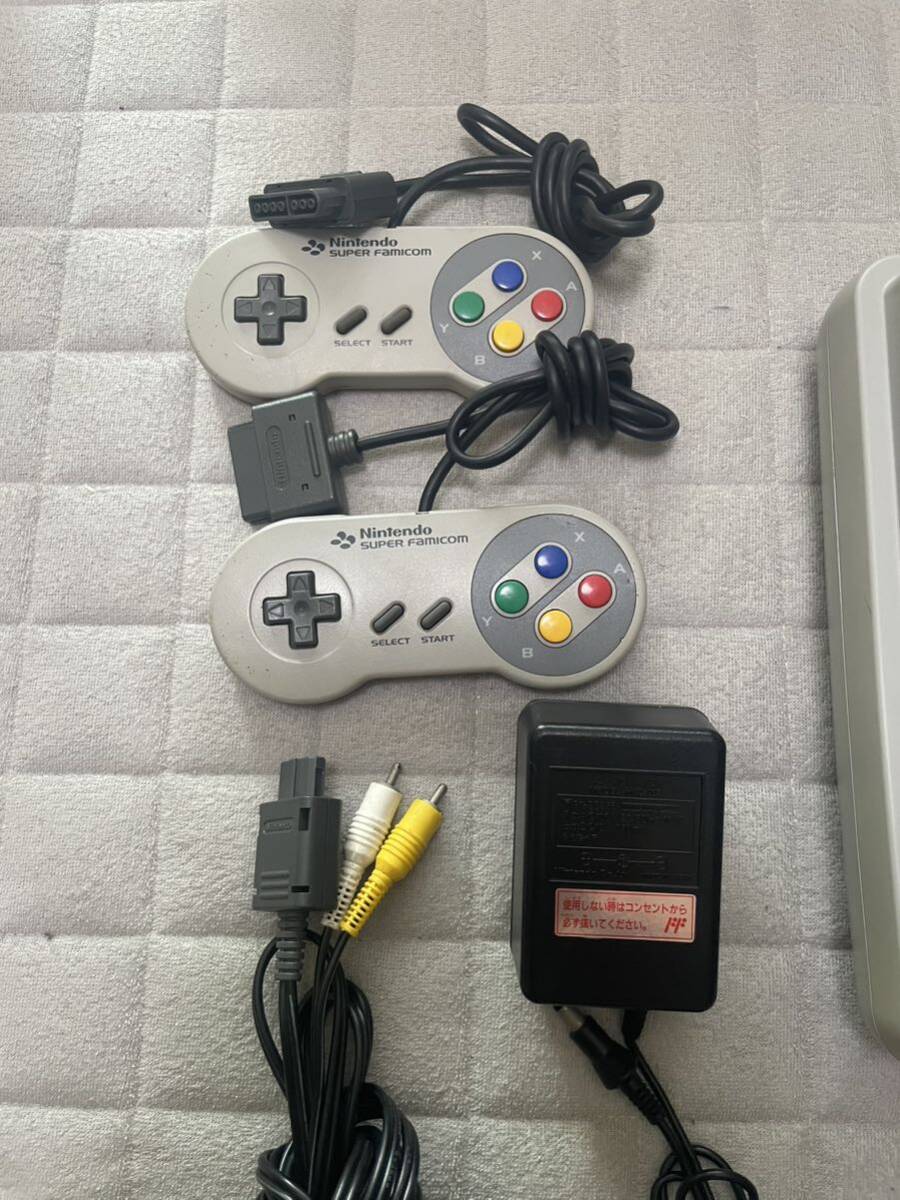 ★中古★スーパーファミコン機 ゲーム機 ソフト17本 まとめ売り 裏面名前記載あり 動作確認済 任天堂 Nintendo ニンテンドー _7