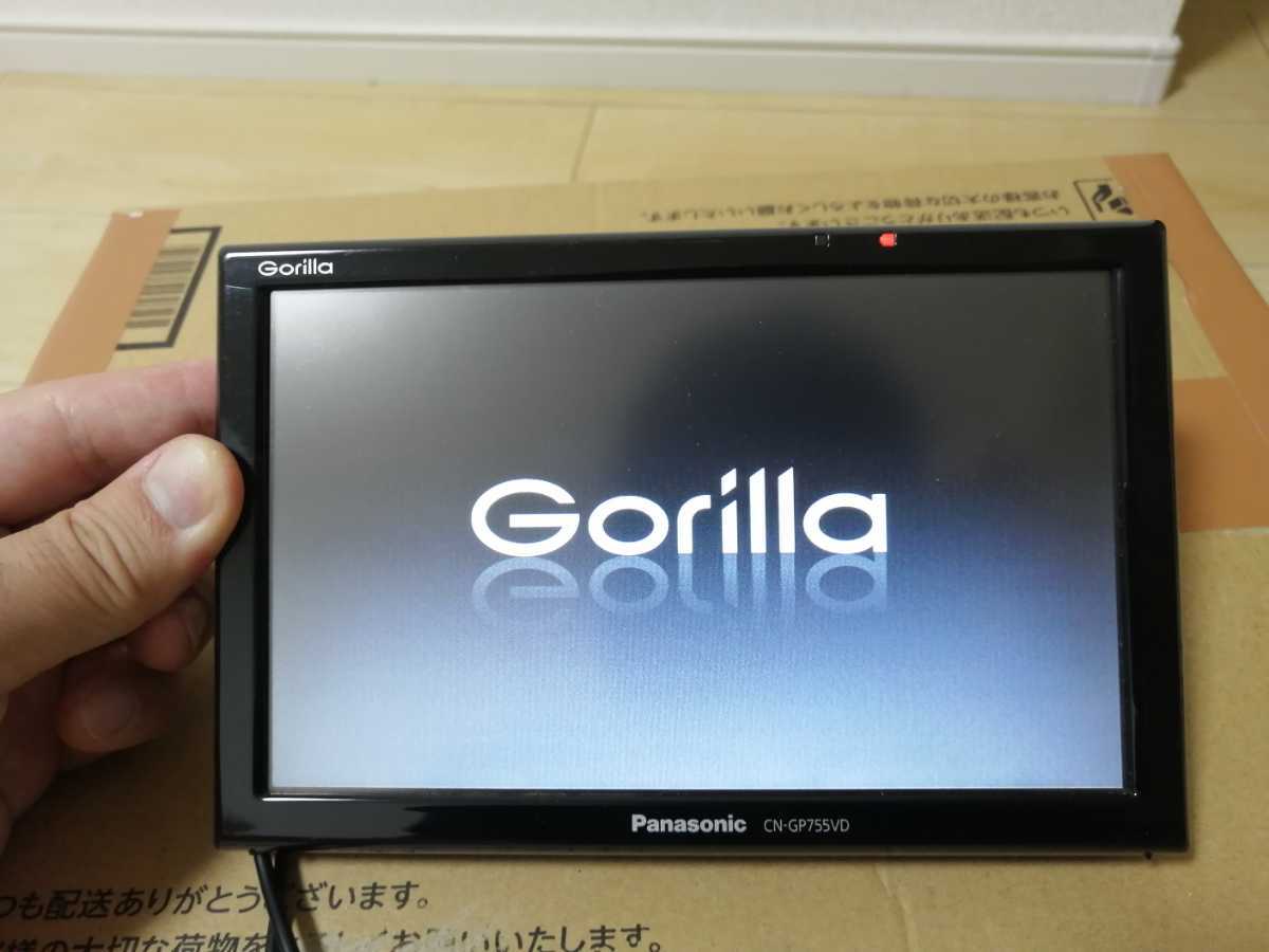 CN-GP755VD パナソニック ゴリラ ポータブルナビ カーナビ 7V型 地デジ