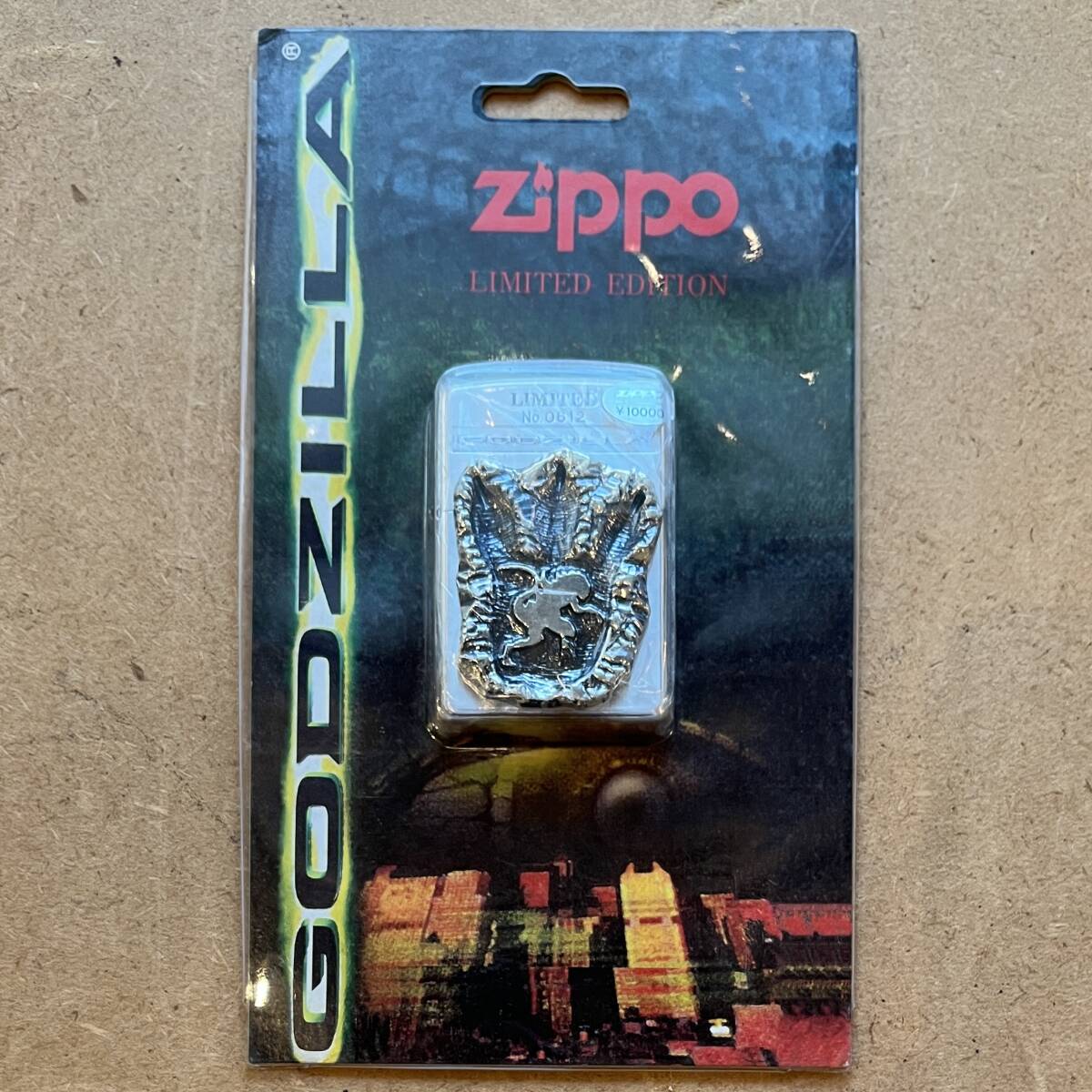 □稀少!オイルライター/恐らく未使用□Zippo LIMITED EDITION GODZILLA 