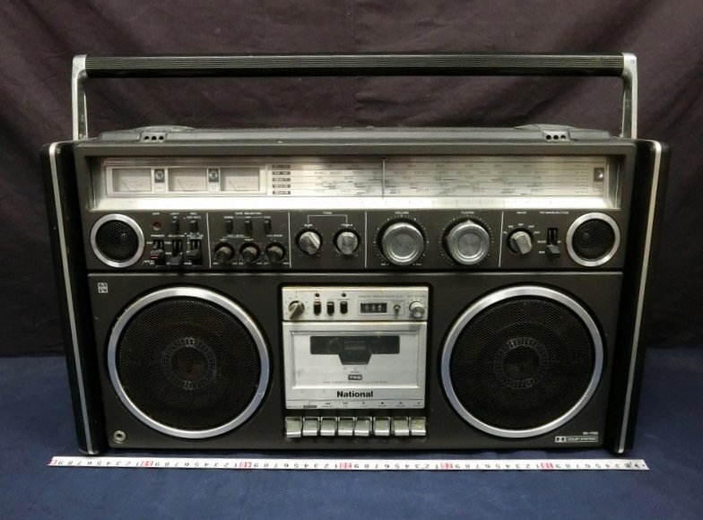 L6578 National RX-7700 高級ラジカセ 昭和レトロ カセットデッキ