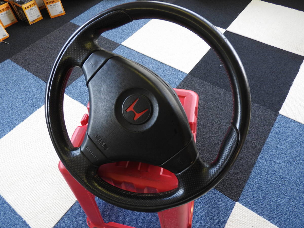 ☆激安個人出品☆正規品☆絶版品☆最終2000年式☆インテグラ　タイプR　DC2　00spec☆純正ステアリング　MOMO☆エアバック正常作動☆保管品_1